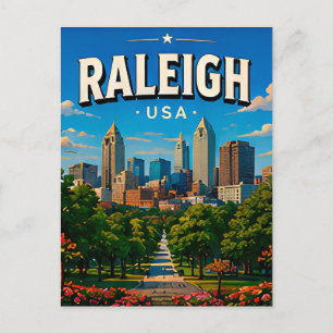 Carte Postale Raleigh Capitole d'État Voyage Cadeau