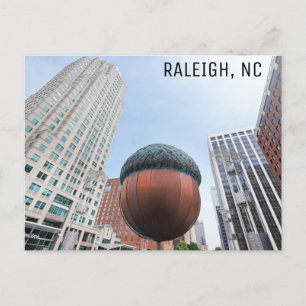 Carte Postale Raleigh North Carolina Acorn City Skyline Travel