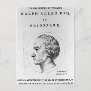 Carte Postale Ralph Allen, 1764