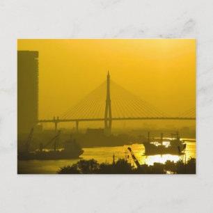 Carte Postale Rama VIII Pont Bangkok Sunset