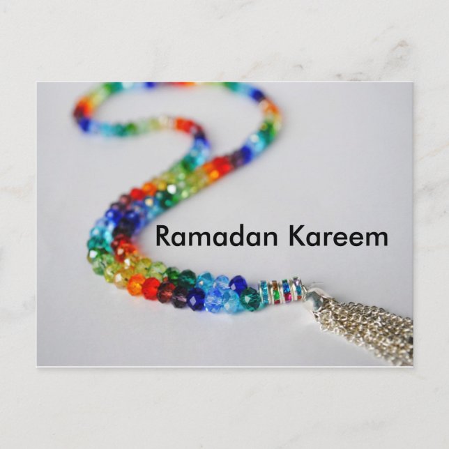 Carte postale Ramadan Kareem Rainbow (Devant)