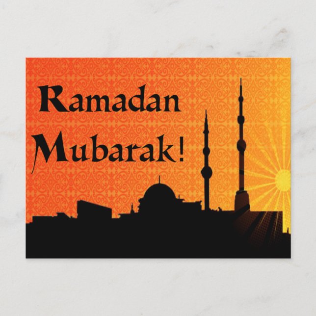 Carte Postale Ramadan Moubarak (Devant)