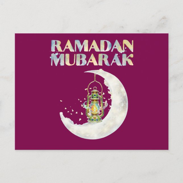 Carte Postale Ramadan Moubarak (Devant)