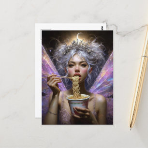 Carte Postale Ramen à manger des fées