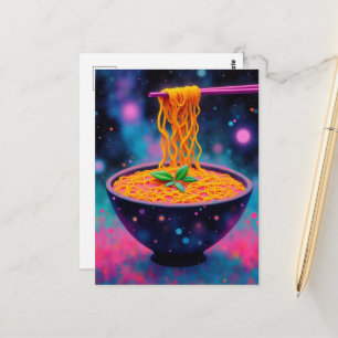 Carte Postale Ramen Fantastique Coloré