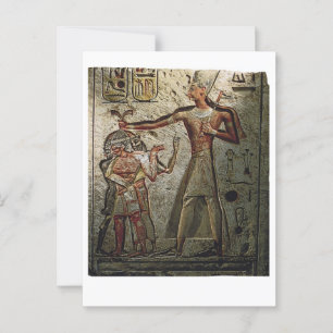 Carte Postale Ramesses Great Egyptian Pharaoh Sphinx Art