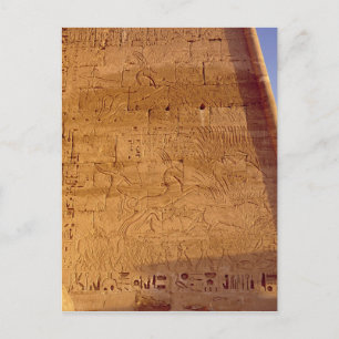 Carte Postale Ramesses III chasse les taureaux sauvages