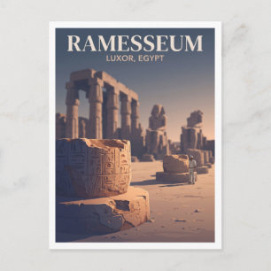 Carte Postale Ramesseum Louxor Egypte Cadeau