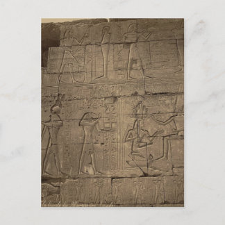 Carte Postale Ramusseum. Égypte vers 1867