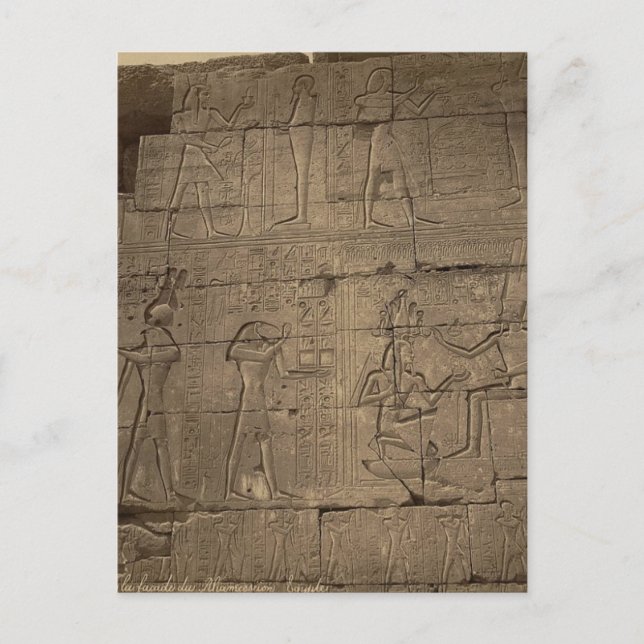 Carte Postale Ramusseum. Égypte vers 1867 (Devant)