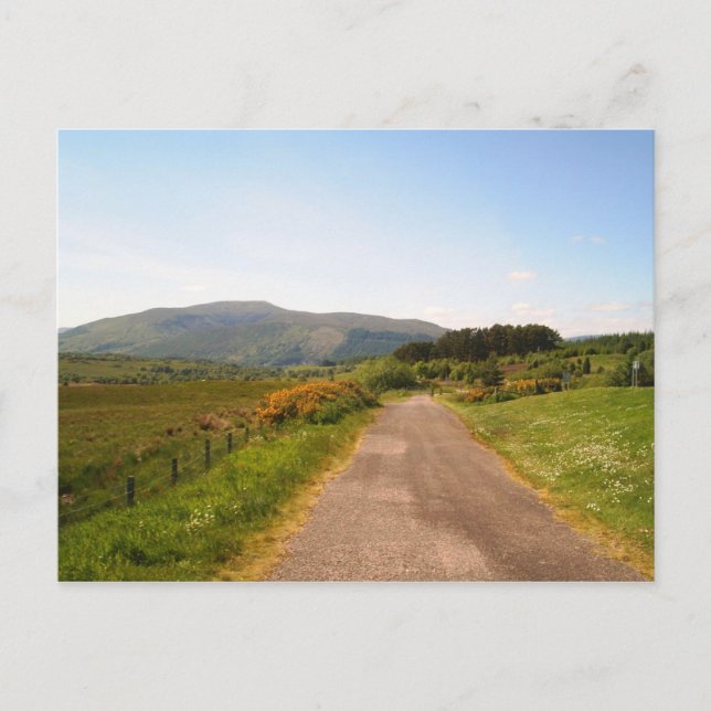 Carte Postale random road in Scotland (Devant)