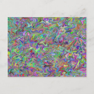 Carte postale Random Swirl