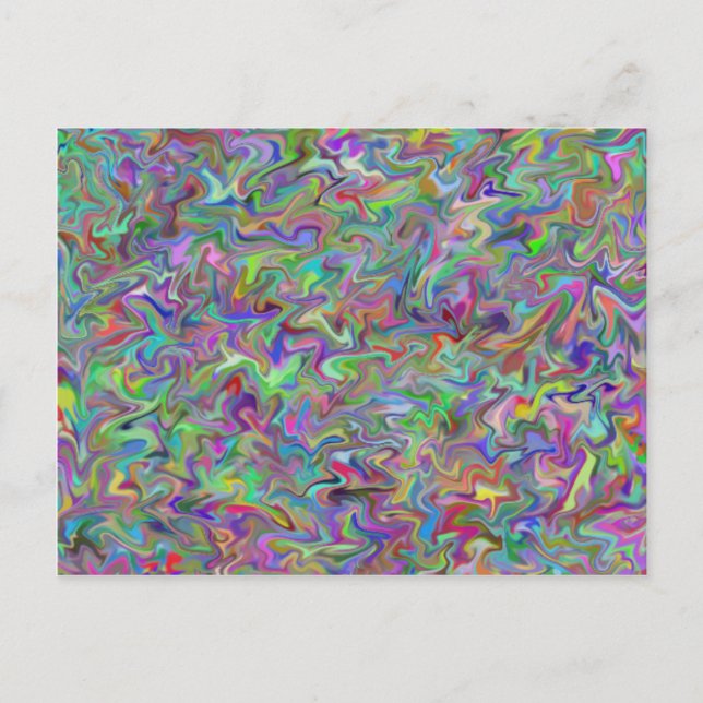 Carte postale Random Swirl (Devant)