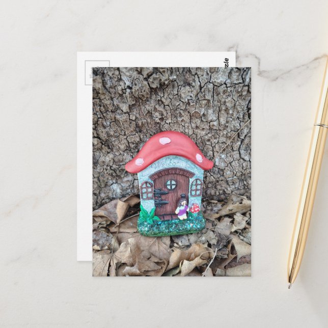 Carte Postale Random Things Found in the Woods (Devant/Arrière en situation)