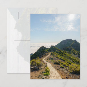 Carte Postale Randonnée à Madère PR 1.2 jusqu'à Pico Ruivo