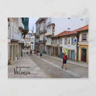 Carte Postale Randonnée à travers l'Europe - Valenca, Portugal
