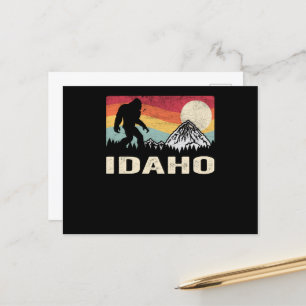 Carte Postale Randonnée Bigfoot Idaho Camping Sasquatch