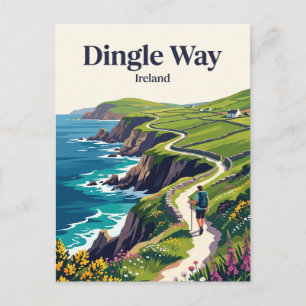 Carte Postale Randonnée de Dingle Irlande
