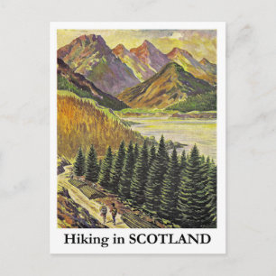 Carte Postale Randonnée en Ecosse