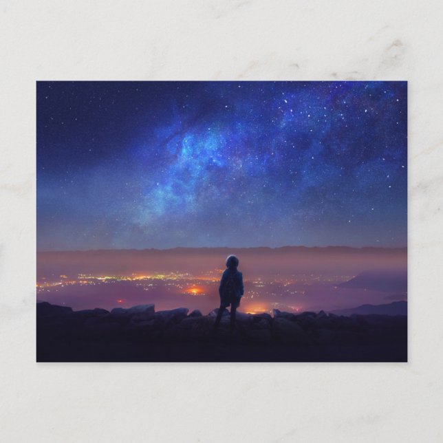 Carte Postale Randonnée seule (Devant)