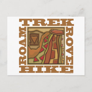 Carte Postale Randonnée, trek