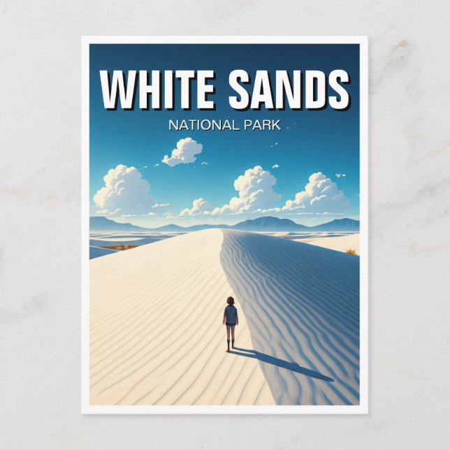 Carte Postale Randonnée White Sands National Park Souvenir (Devant)