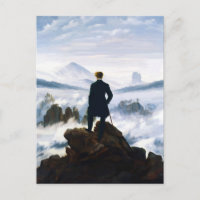 Randonneur au-dessus d'une mer de nuages, Caspar D
