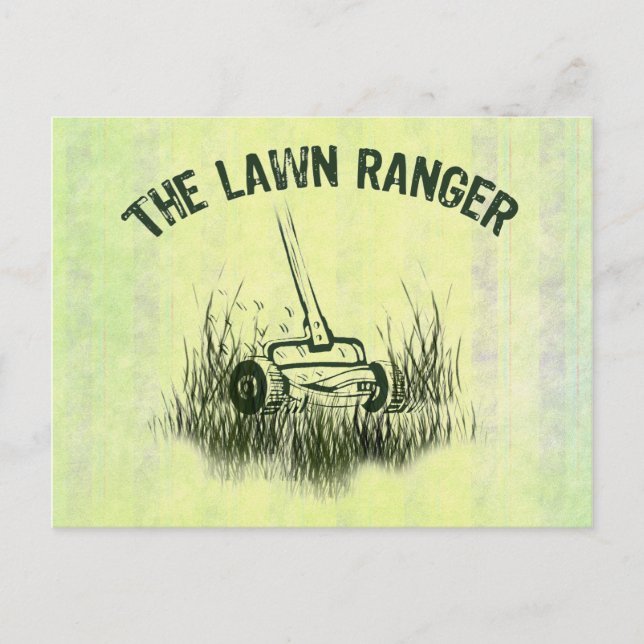 Carte Postale Ranger de pelouse (Devant)