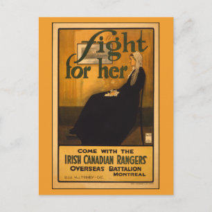 Carte Postale Rangers irlandais canadiens, après la mère de Whis