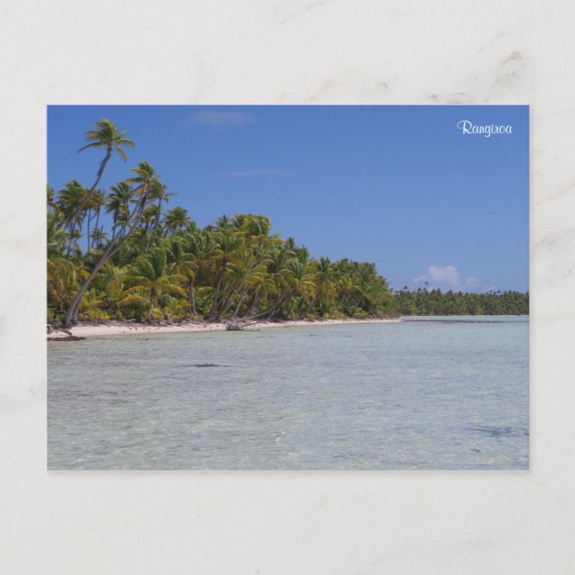 Carte Postale Rangiroa Polynésie française (Devant)