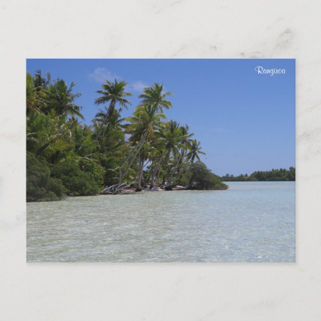 Carte Postale Rangiroa Polynésie française (Devant)