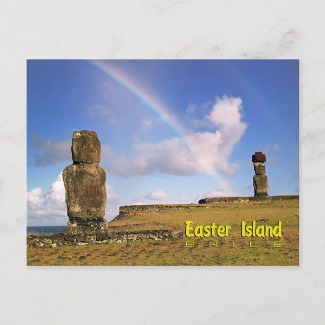 Carte Postale Rapa Nui, île de Pâques (Devant)