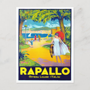 Carte Postale Rapallo Italie voyage millésime