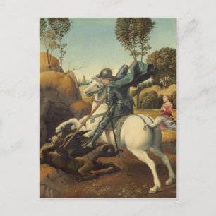 Carte Postale Raphael - Saint Georges et le Dragon