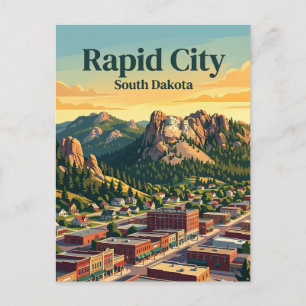 Carte Postale Rapid City, Dakota du Sud
