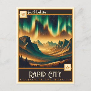 Carte Postale Rapid City, Dakota du Sud   VINTAGE