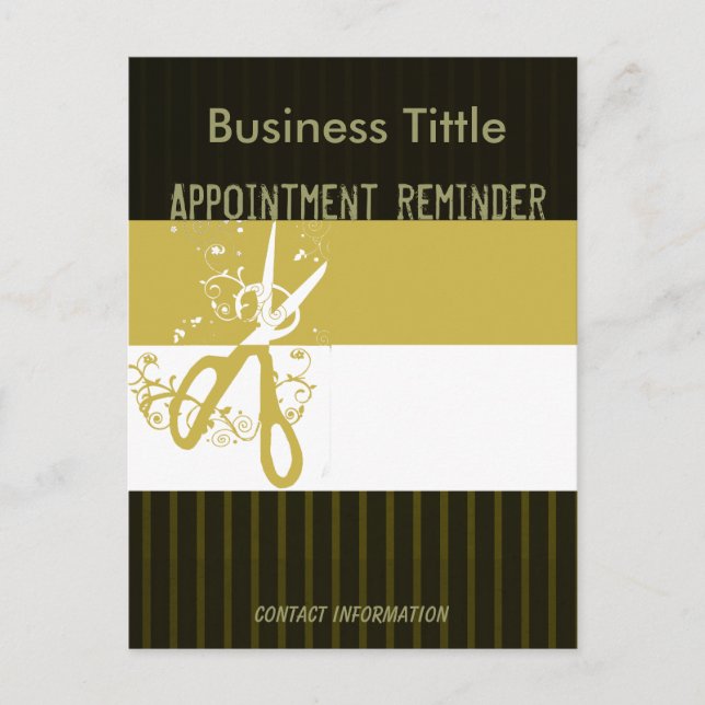 Carte Postale Rappel de nomination (Devant)