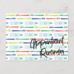 Carte postale Rappel de rendez-vous au bureau des