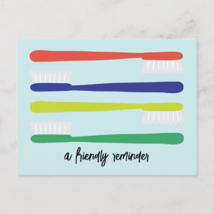 Carte postale Rappel de rendez-vous au bureau des
