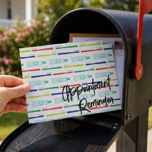 Carte postale Rappel de rendez-vous au bureau des
