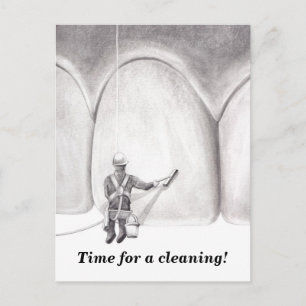 Carte Postale Rappel de rendez-vous pour la lave-dent