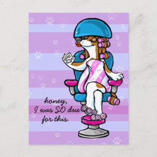 Carte Postale Rappel de rendez-vous pour le toilettage de chien