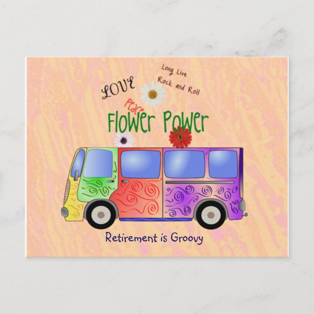 Carte Postale Rappelez-vous les années 60 Rock and Roll, Groovy, (Devant)