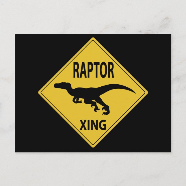 Carte Postale Raptor Xing (Devant)