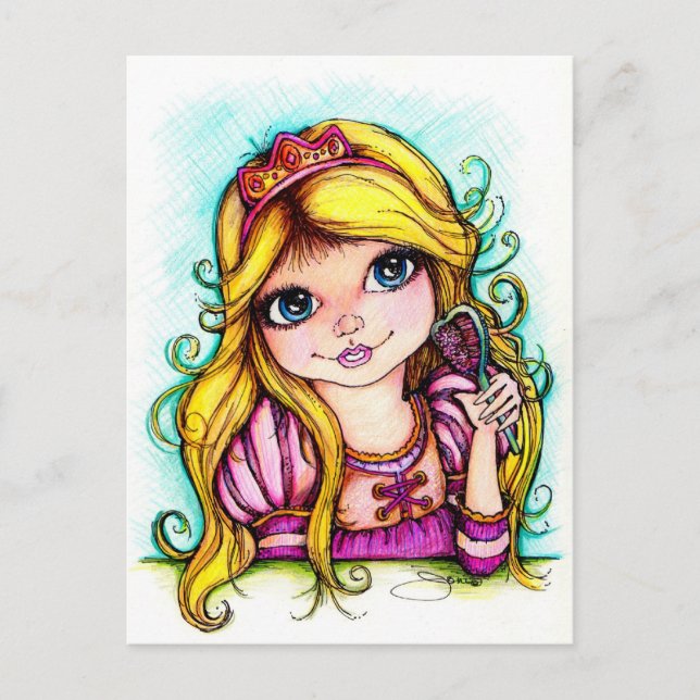Carte Postale Rapunzel Fairy Tale Dream (Devant)