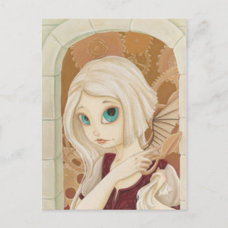 Carte Postale Rapunzel - Steam punk Fairy tale Post Card