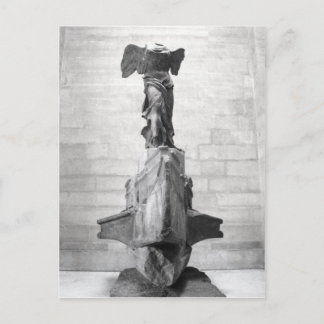 Carte Postale Rare Head On View Victoire ailée de Samothrace Nik