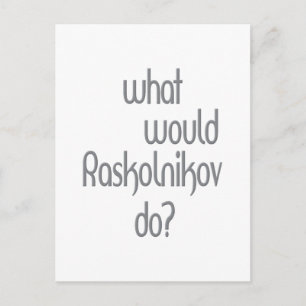Carte Postale Raskolnikov