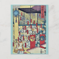 Rassemblement des dieux à Izumo par Utagawa, Sadah