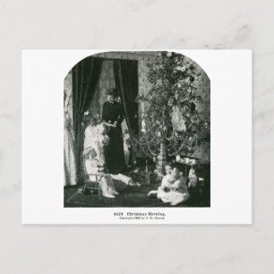 Carte Postale Rassembler autour de l'arbre - Vintage Stereoview